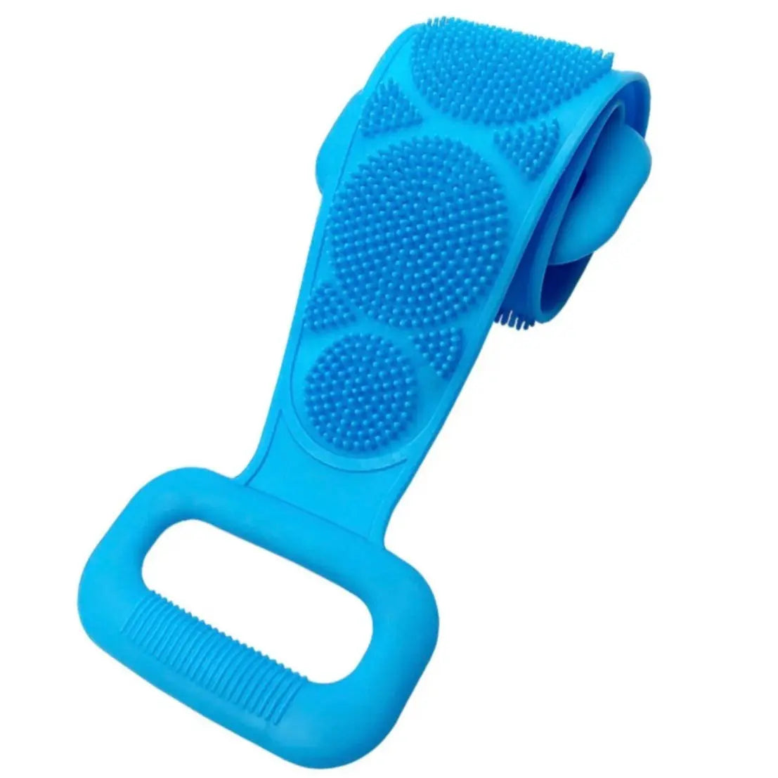Double-Sided Silicone Back Scrubber,Exfoliating Body Brush Strap